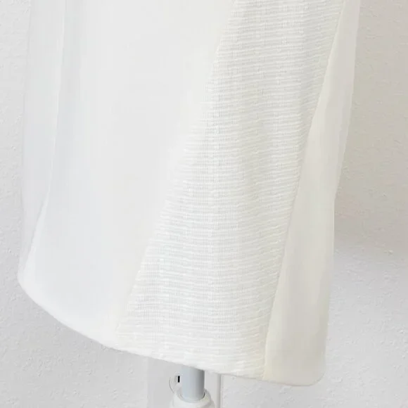 Rag & Bone Chieftain Textured Panel Racerback Tank Shift Mini Dress - 0 - Picture 3 of 9